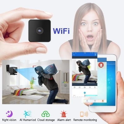 Picture of Battery Backup IP Camera V380 PRO WiFi Camera with Night Vision Portable Security IP Cameras Camcorder Battery Backup CCTV Camera -Ip Camera