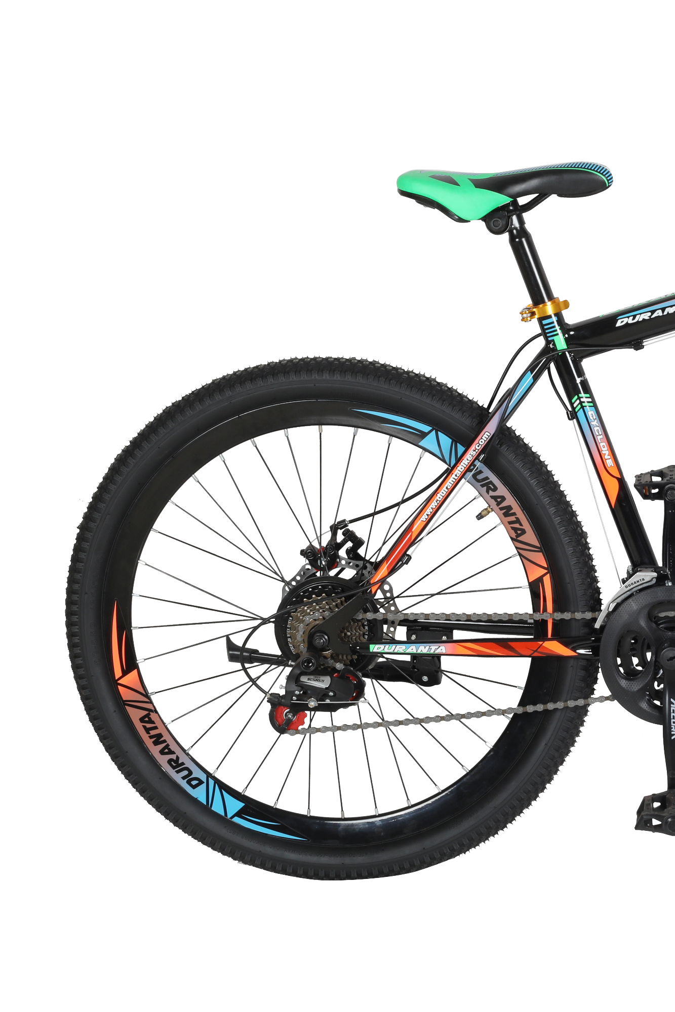 Picture of Duranta Cyclone 26 Inch Green 24 Speed Bicycle 