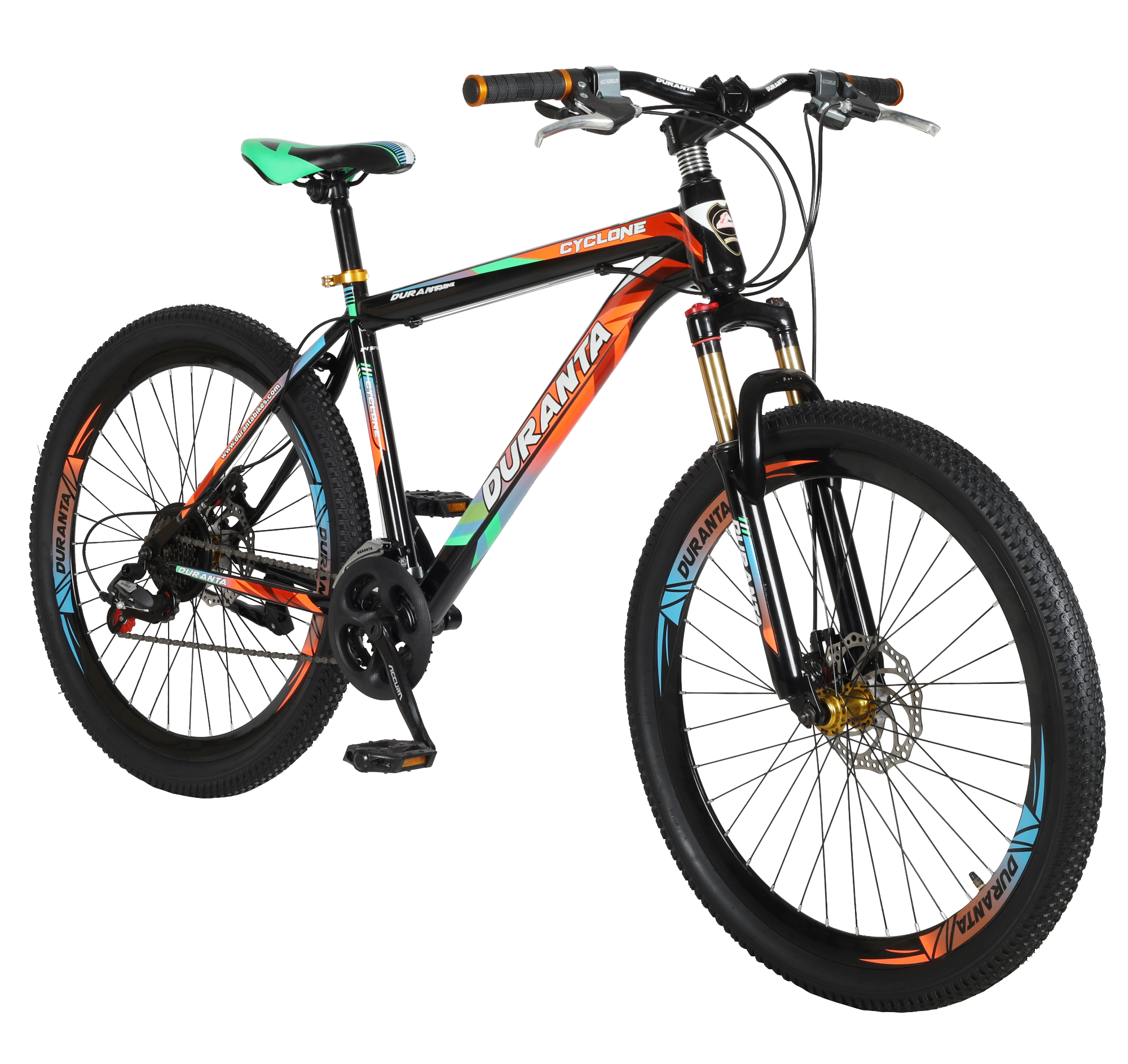 Picture of Duranta Cyclone 26 Inch Green 24 Speed Bicycle 