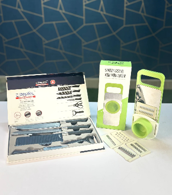 Picture of Smart Kitchen Master Combo | Vegetable Cutter + Premium Knife Set