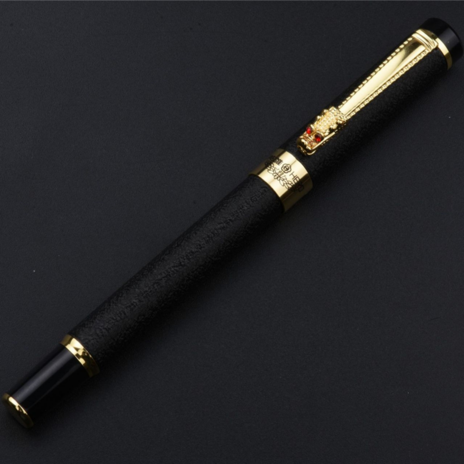 Picture of Hero 6006 Dragon Cap Fountain pen Black - Black