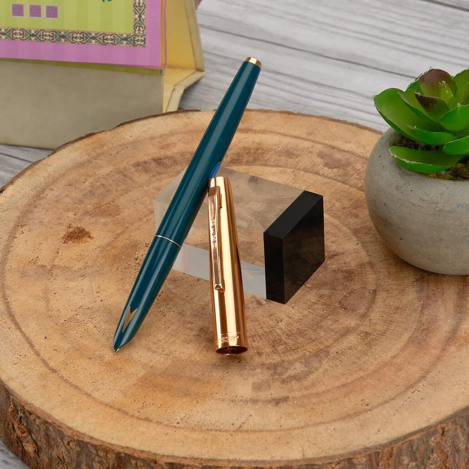 Picture of BEST Looking old 336 Fountain Ink Pen Iridium Tipped Fine Nib - ANY COLOR (RANDOM)