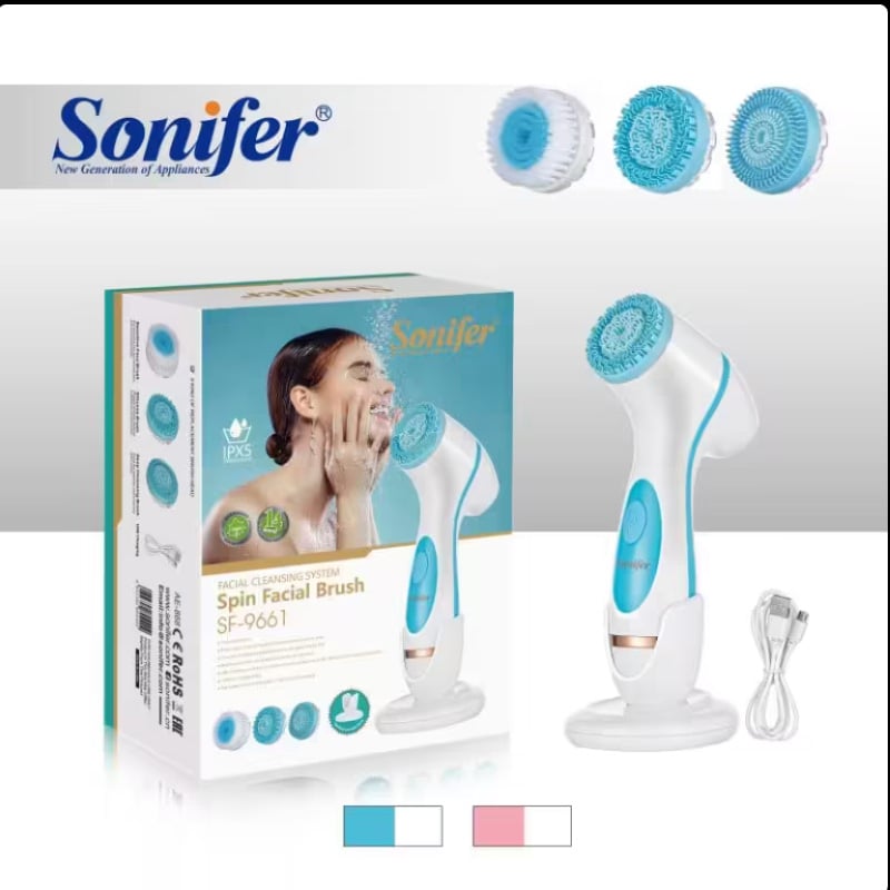 Picture of Sonifer SF – 9661 Spin Facial Brush: Waterproof & Versatile