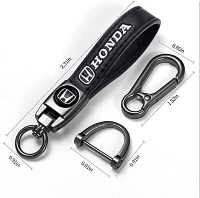 Picture of Honda Premium Leather Keychain - Key Ring