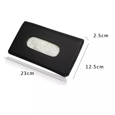Picture of 1 Pcs Car Tissue Box Towel Sets Car Sun Visor Tissue Box Holder