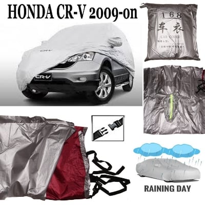 Picture of Car Body Cover for Honda CR-V 20120-ON Silver Color Waterproof