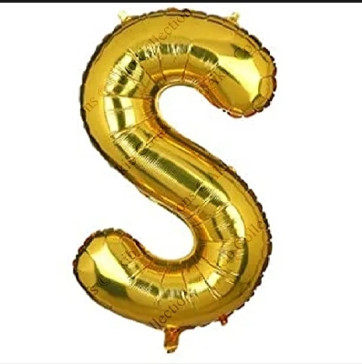Picture of Alphabet Foil Balloon for Customize Name - Silver