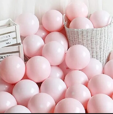 Picture of Light Pink Balloon - 15 Pieces - Pink