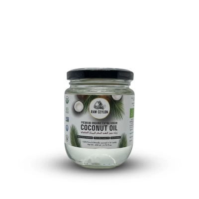 Picture of Raw Ceylon Premium Organic Extra Virgin Coconut Oil 200ml