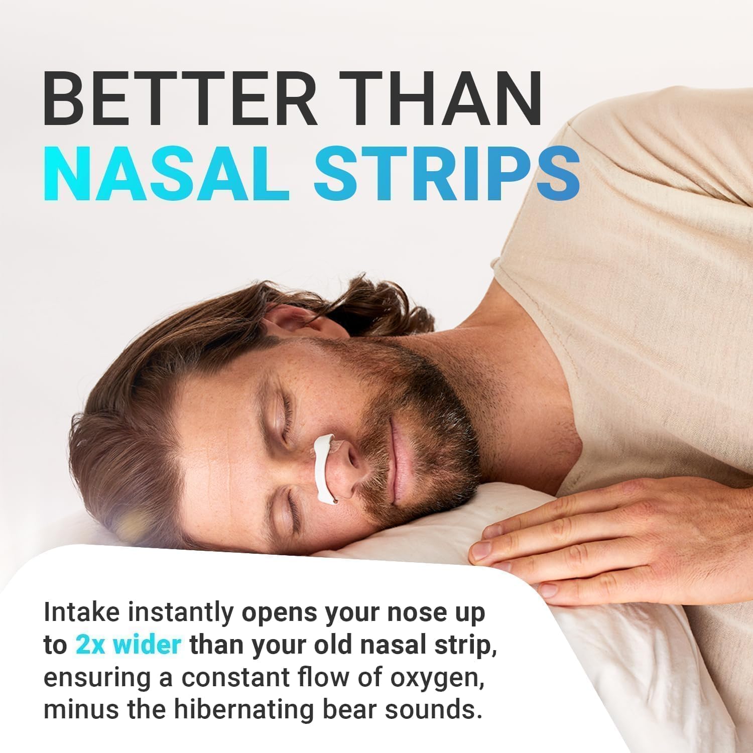 Picture of 5Pcs Magnetic Nasal Glue Strips | Breathing Nasal Strip | Anti Snoring Nose Clip | Skin Safe Sleep | Nasal Dilator For Breathing | Snoring Stopper For Men | Breathing Starter Kit