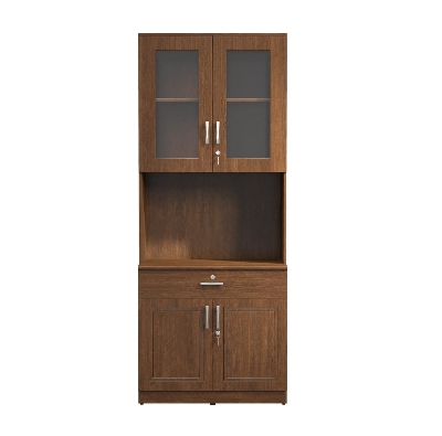 Picture of Timber Furniture CNC Design Kitchen Cabinet / Kitchen Rack / Microwave Oven & Condiment Racks/ Kitchen Cabinet / Crockery Rack - Antique