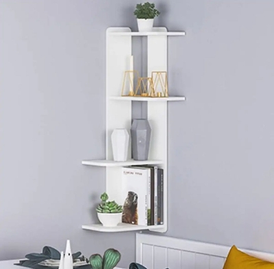 Picture of Timber Furniture Water registered Melamine Board Book And Showpiece Stand wall rack