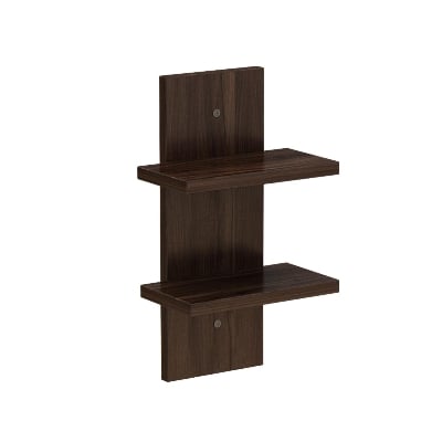Picture of Timber Furniture Wall Shelves for Living Room Home Decor Items Floating Book Rack for Study Room, Office, Kitchen Mounted Shelves Vertical Design for Living Room