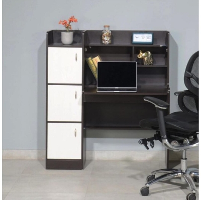 Picture of Timber Furniture Luxieur Engineered Wood Laminated Board Study Table with Multi-Purpose Table Desk for Students, Computer Table for Bedroom & Office Wood Study Table 48X42"