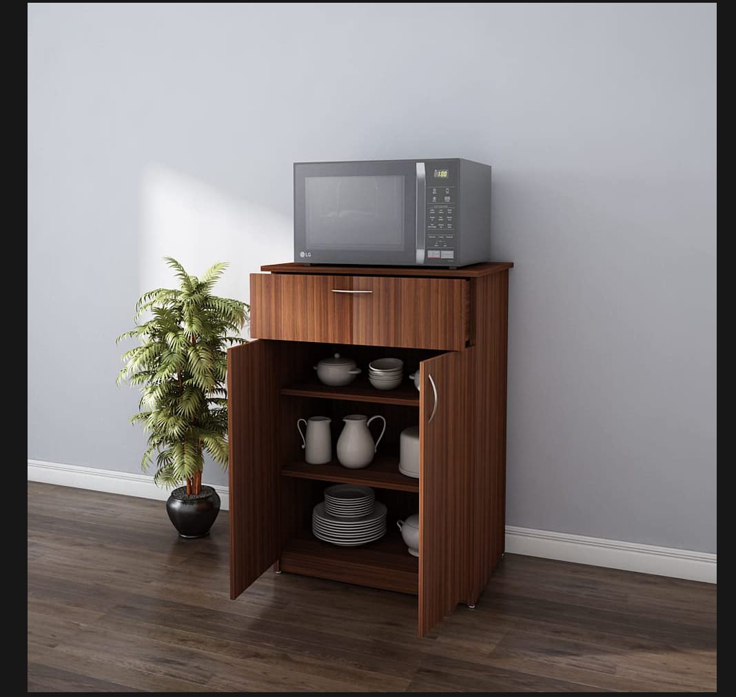Picture of Timber Furniture Betel Multi-Purpose Kitchen Storage Oven Rack- Perfect For Kitchen Cabinet Organization, Optimize Your Kitchen Space With Multi-Purpose Kitchen Storage Cabinet Design by Timber Furniture 36x24x12"