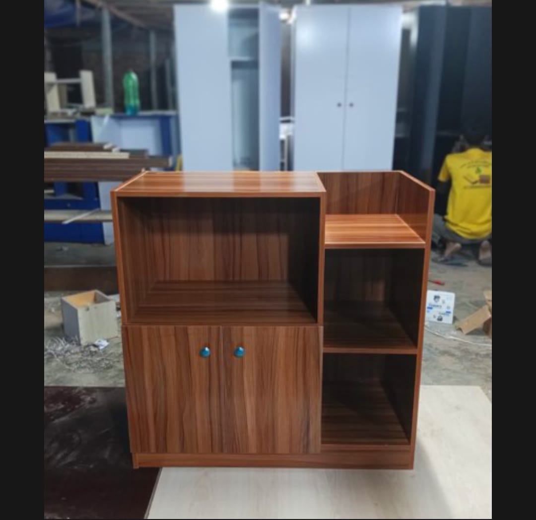 Picture of Timber Furniture Microwave Oven Rack | Multi-functional Crockery storage Cabinet | Wooden Shelf for Essential Storage Kitchen Organizer Rack by Timber Furniture