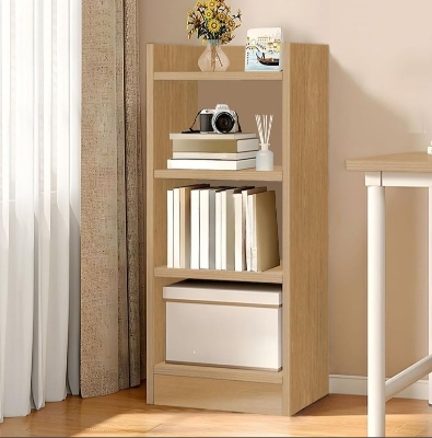 Picture of Timber Furniture  Timber Furniture 3 Layer Engineered Wood Multipurpose Rack Bookshelf Storage Organizer Stand - Beige