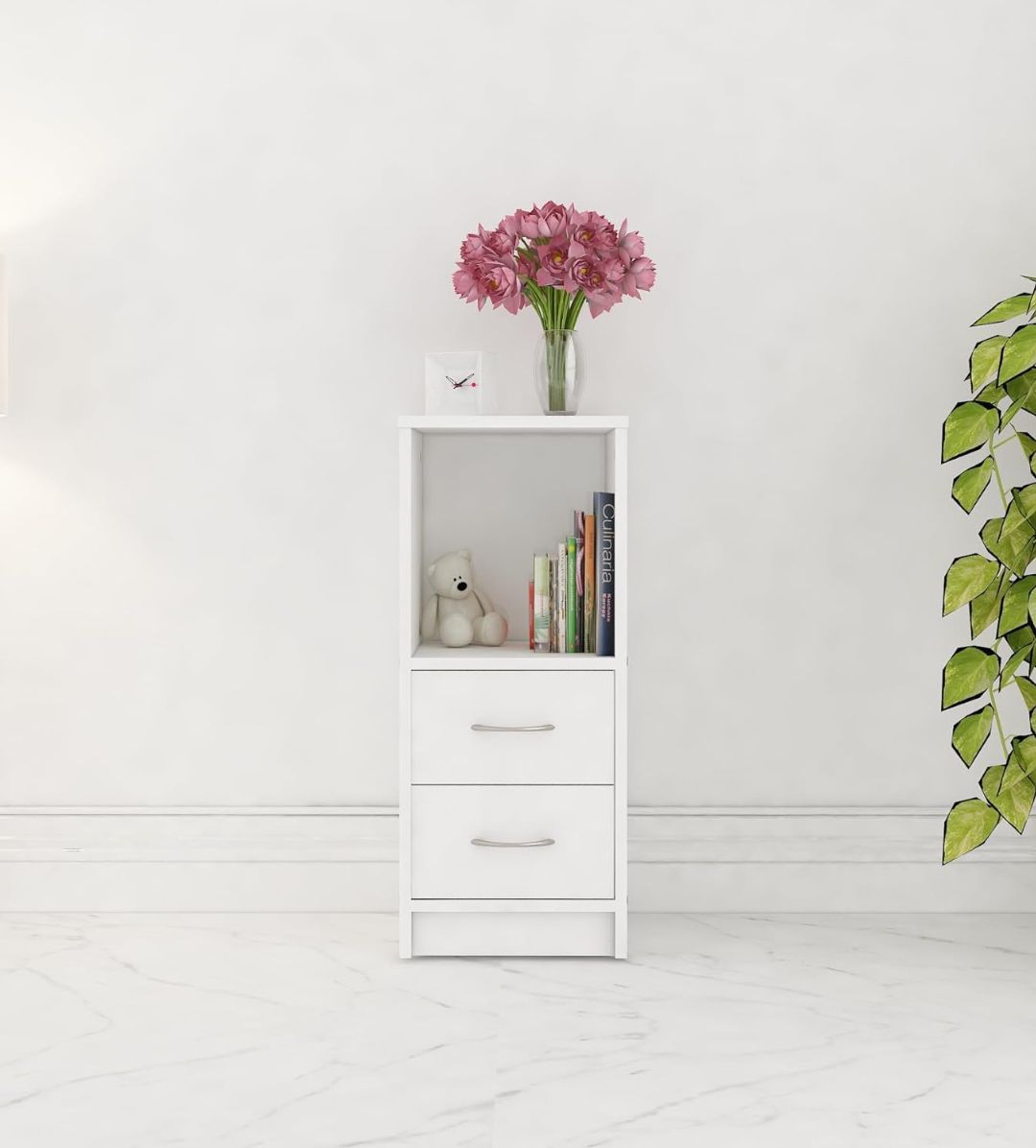 Picture of Timber Furniture Timber Furniture Multipurpose Storage Unit/Engineered Wood Free Standing Cabinetwith 2 Door