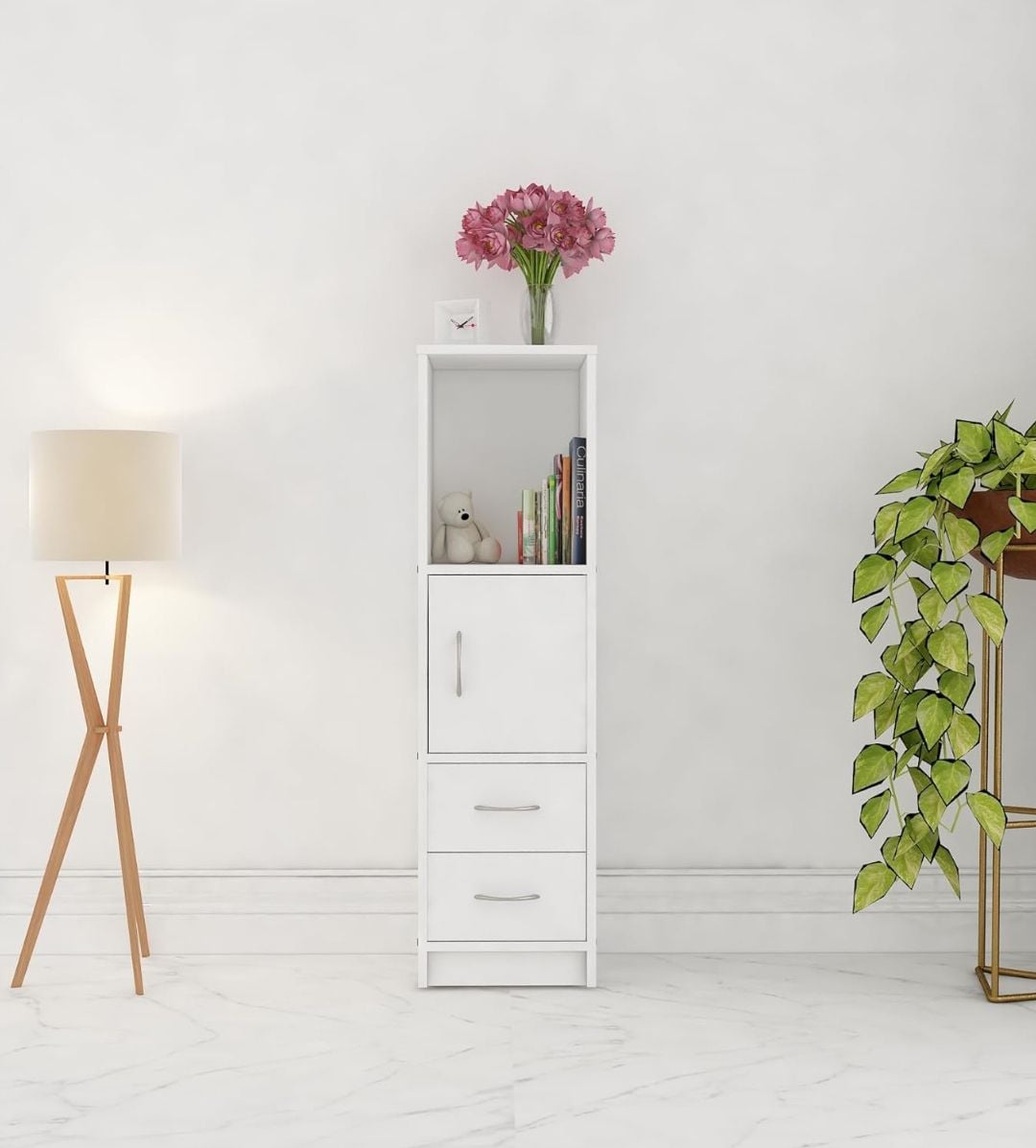 Picture of Timber Furniture Timber Furniture Multipurpose Storage Unit/Engineered Wood Free Standing Cabinet