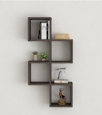 Picture of Timber Furniture Timber Furniture Multipurpose Modular Wall Racks/Shelves/Organiser/Décor Particle Board Wall Shelf 