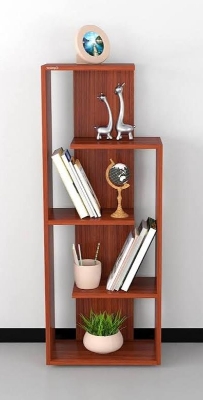Picture of Timber Furniture Wall Mounted Rack For Home। Bookshelf। Storage Cabinet - Cherry