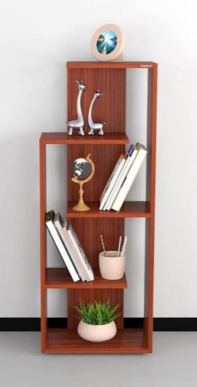 Picture of Timber Furniture Wall Mounted Rack For Home। Bookshelf। Storage Cabinet - Cherry