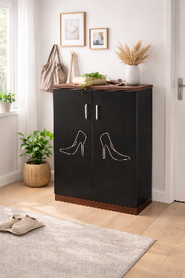 Picture of  Meraj Furniture Modern Home CNC Design Shoe Cabinet/ Shoe Storage Rack, Shoe Organizer for Entryway, Bedroom, Living Room, Apartment