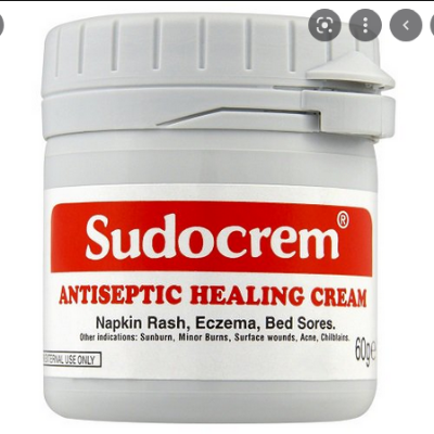Picture of Sudocrem Antiseptic Healing Cream, Zinc Oxide Cream for Nappy Rash, Eczema, Acne, and Minor Burns, 60g