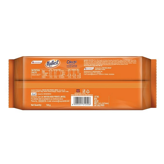 Picture of Malkist Cheese Flavoured Cracker Biscuits - 144g (indian)