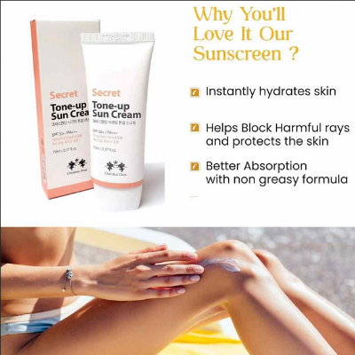 Picture of Secret Tone-Up Sun Cream with SPF50+ - 70ml