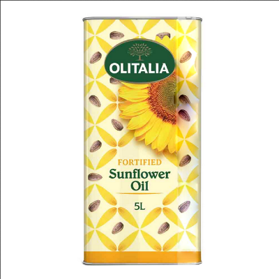 Picture of Olitalia Fortified Sunflower Oil (Tin) 5 LTR( Italy)