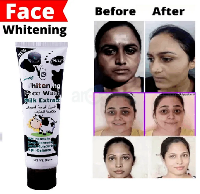 Picture of YC Whitening Face Wash Milk Extract Size: 100ml