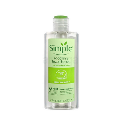 Picture of Simple Soothing Facial Toner 200 Ml Hydrating Gentle Facial Mist for All Skin Types Alcohol-Free Skincare