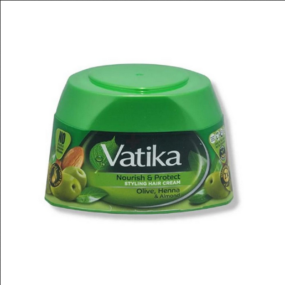 Picture of Vatika Nourish & Protect Styling Hair Cream with Olive Henna & Almond-140ml