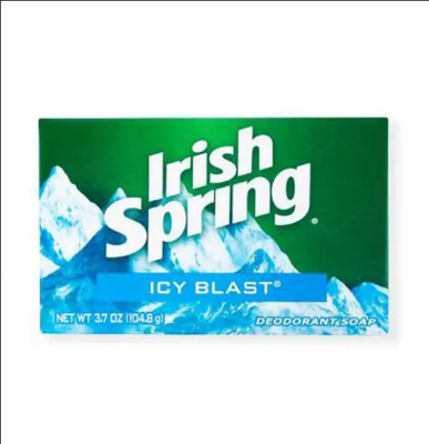 Picture of Irish Spring Icy Blast Deodorant Bar Soap - 104.8g