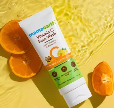 Picture of Mamaearth Vitamin C Face Wash for Women 100 Ml Natural Skin Brightening Cleanser
