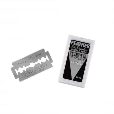 Picture of FEATHER HI STAINLESS DOUBLE EDGE BLADES 5PCS