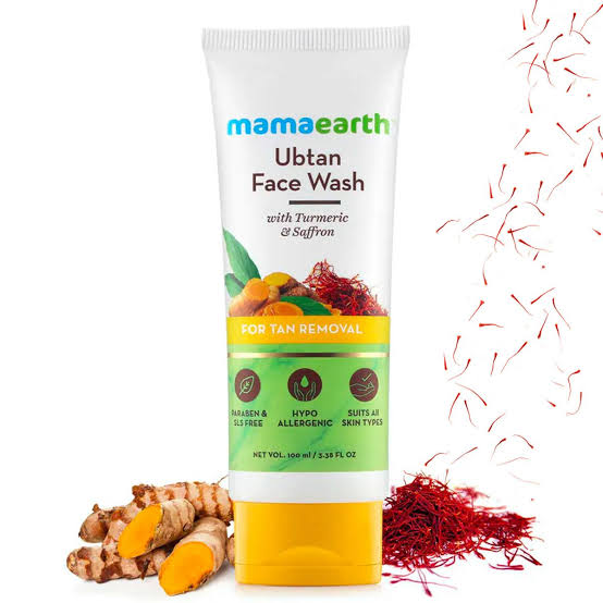 Picture of Mamaearth Ubtan Face Wash 100 Ml Natural Skin Care Ayurvedic Beauty Product