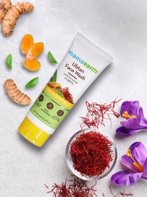 Picture of Mamaearth Ubtan Face Wash 100 Ml Natural Skin Care Ayurvedic Beauty Product