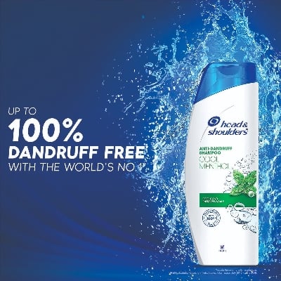 Picture of Head and Shoulders Cool Menthol Anti Dandruff Shampoo - 340ML