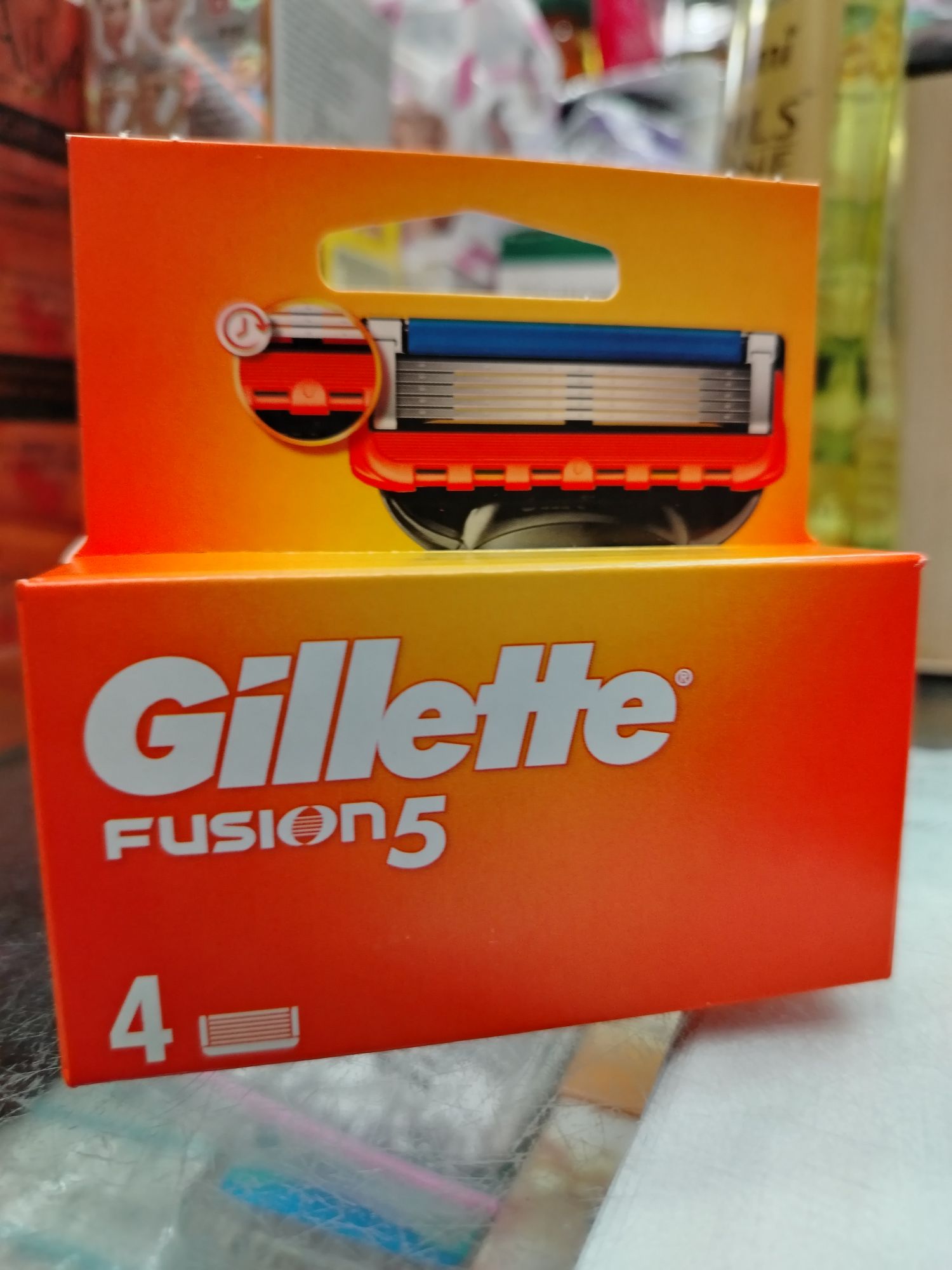 Picture of Fusion Manual Shaving Razor Blades - 4s Pack (Cartridge)