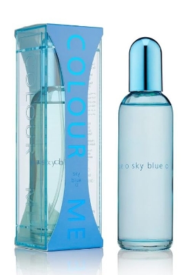 Picture of Body perfume party scent Colour Me Sky Blue Used for unisex  - 100 ml