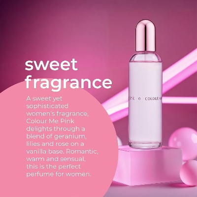 Picture of Body perfume party scent Colour Me Pink Used for female - 100 ml