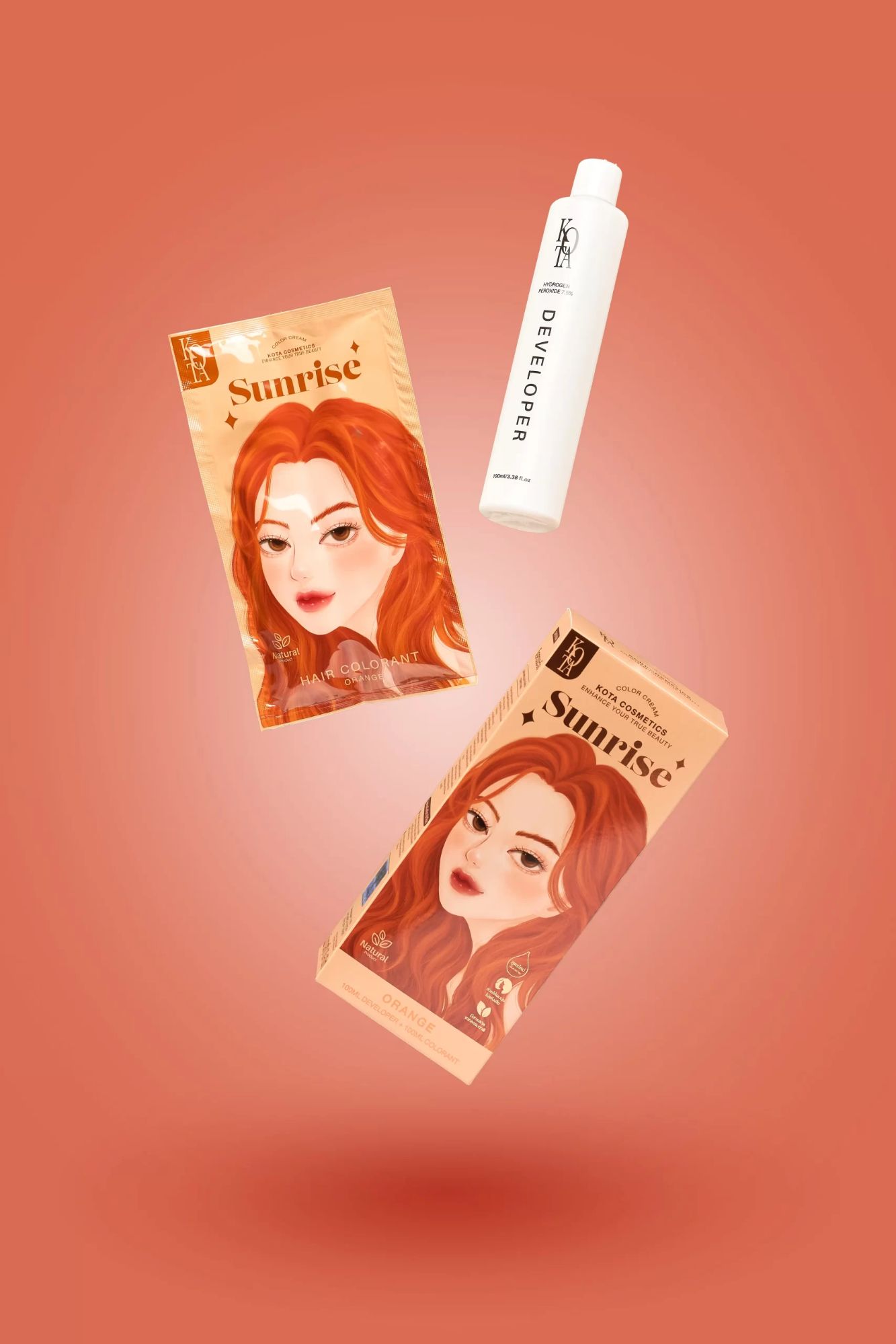 Picture of Kota Color Cream Hair Color ORANGE