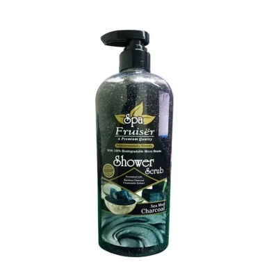 Picture of International Malaysian product Body wash Shower scrub SPA Charcoal used for male / female- 730 ml