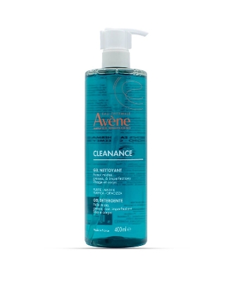 Picture of Avene Cleanance Cleansing Gel for Face And Body 400 Ml Gentle Non-comedogenic Daily Cleanser for Oily And Acne-prone Skin