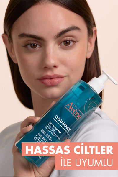 Picture of Avene Cleanance Cleansing Gel for Face And Body 400 Ml Gentle Non-comedogenic Daily Cleanser for Oily And Acne-prone Skin