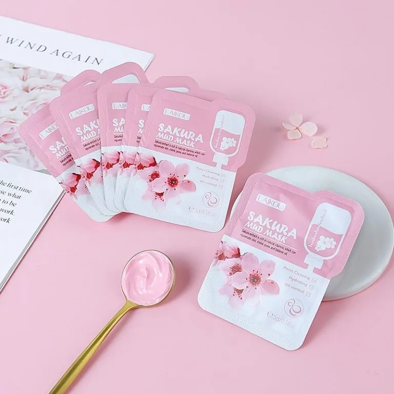 Picture of Laikou Sakura Mud Mask for Face 12 Pcs