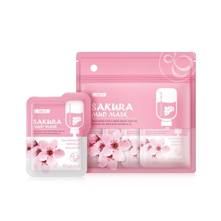 Picture of Laikou Sakura Mud Mask for Face 12 Pcs