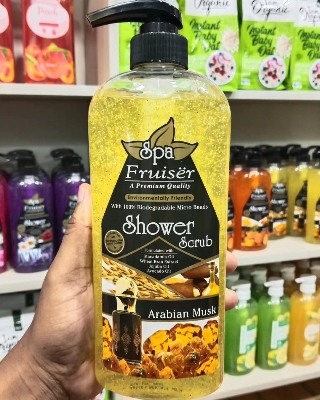 Picture of International Malaysian product Body wash Shower scrub SPA Arabian Musk used for male / female- 730 ml